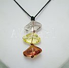 crystal pendant necklace