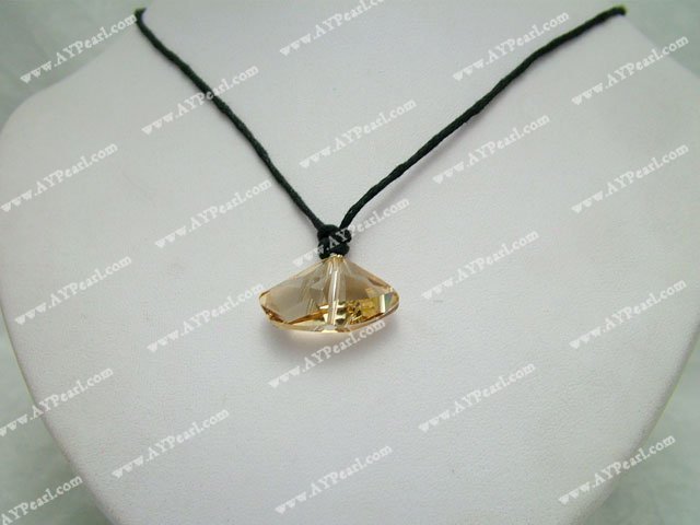 crystal pendant necklace