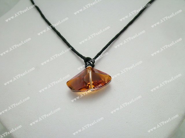 crystal pendant necklace