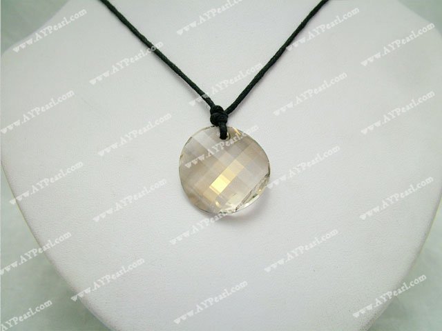 crystal pendant necklace