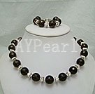 Wholesale Set Jewelry-smoky quartz necklace\bracelet