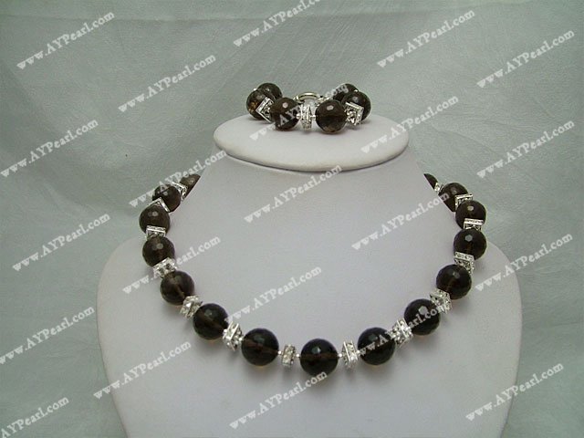 smoky quartz necklace\bracelet