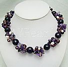 Wholesale amethyst pearl necklace