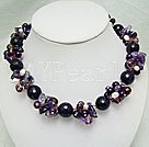 amethyst pearl necklace