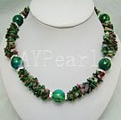 Wholesale indian agate necklace