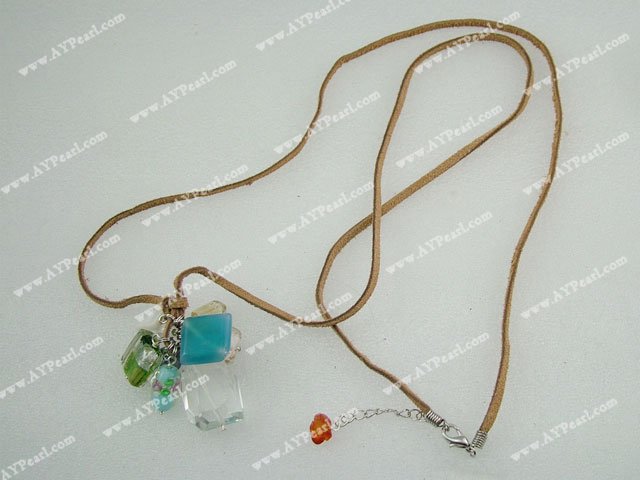 Crystal Jewelry-multi-stone necklace