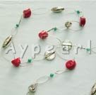 collier de turquoises de corail