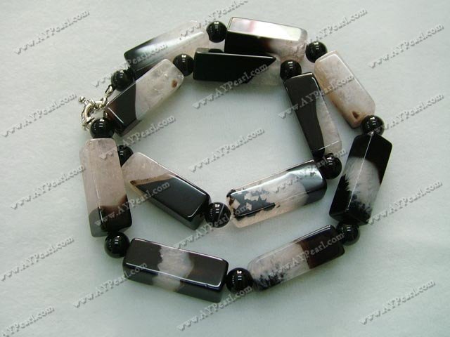 Brazil balck agate necklace