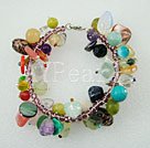 Wholesale muti-stone bracelet