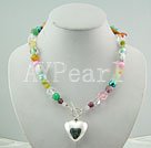 Wholesale stone crystal necklace