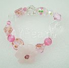 Wholesale colored glaze crystal bracelet
