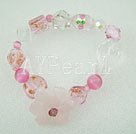 colored glaze crystal bracelet