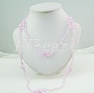 manmade crystal necklace