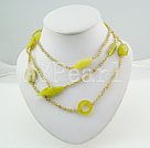 crystal olive necklace
