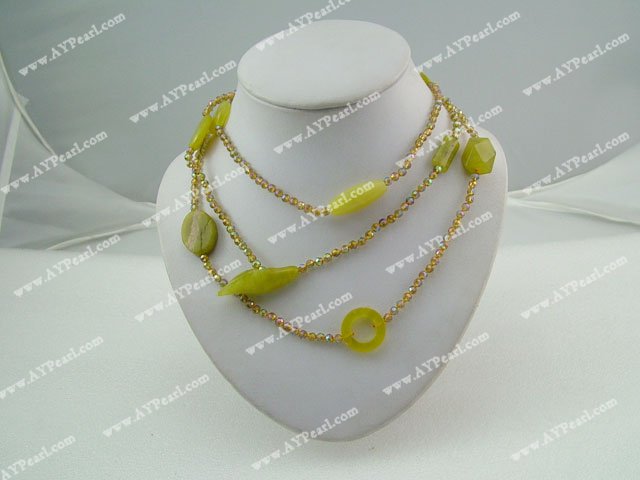 Collier Cristal d'olive