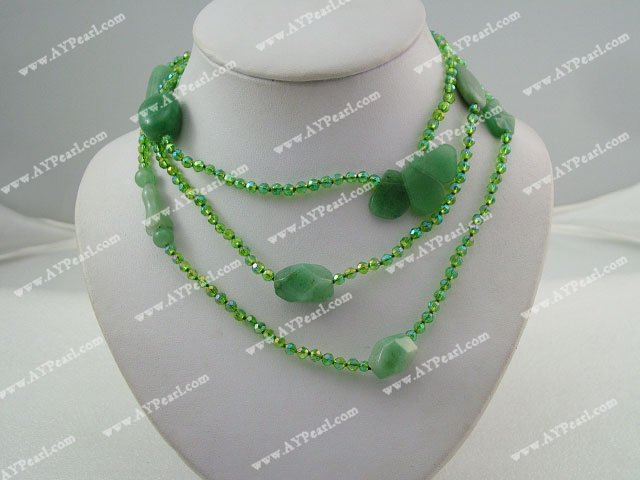 Aventurine κολιέ κρύσταλλο