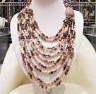 Tourmaline pearl necklace