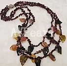 garnet Tourmaline necklace