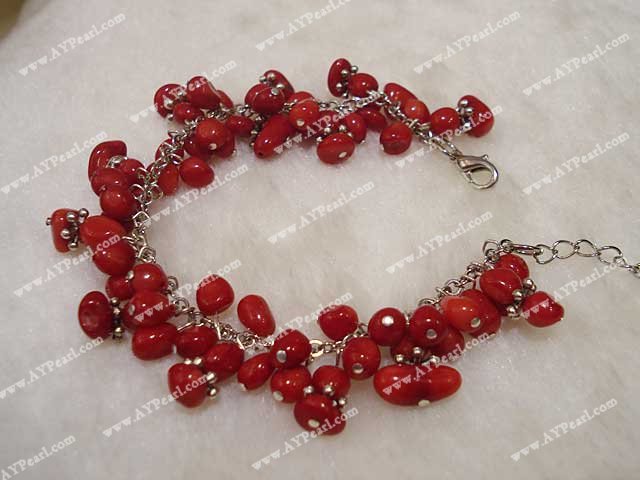 Wholesale Coral Jewelry-Red coral brecelet