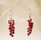 Wholesale Gemstone Earrings-blood stone earring