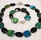 Wholesale Set Jewelry-black crystal phoenix stone set