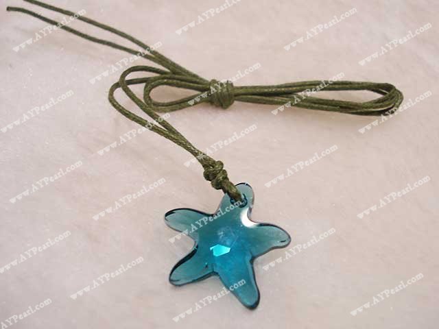 Wholesale Wire Jewelry-crystal pendant necklace