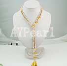 Wholesale pearl crystal agate necklace