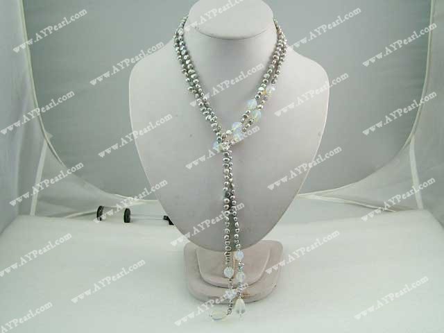 opale collier de perles