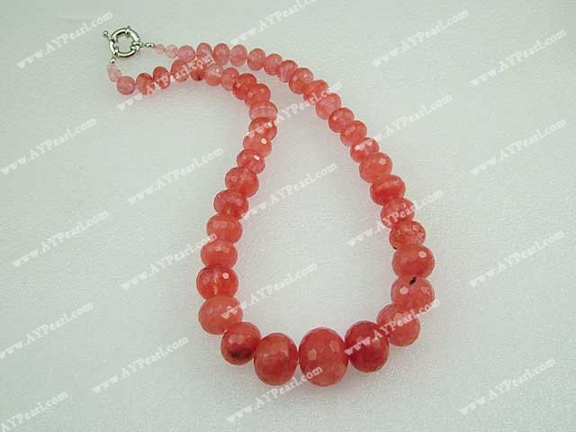 Crystal Jewelry Wholesale-cherry quartz necklace