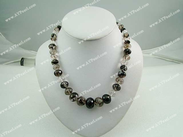 black cherry quartz necklace