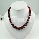 Wholesale Gemstone Jewelry-red gem necklace