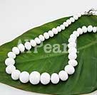white porcelain necklace