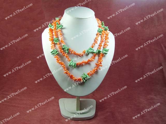 coral turcoaz colier