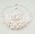 Wholesale Set Jewelry-crystal seashell beads set