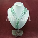 dyed pearl necklace