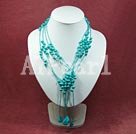 Wholesale dyed pearl necklace