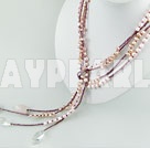 Wholesale dyed pearl necklace