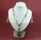 Wholesale gem shell necklace