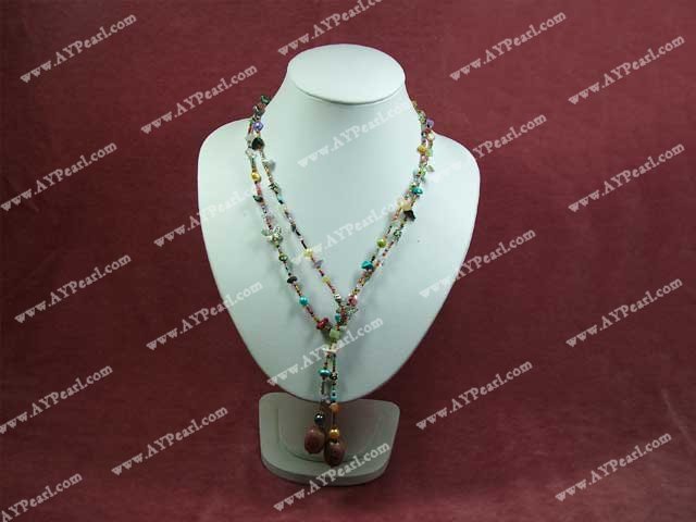 gem shell necklace