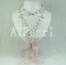 Wholesale rose quartz necklace