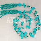 Wholesale turquoise crystal necklace