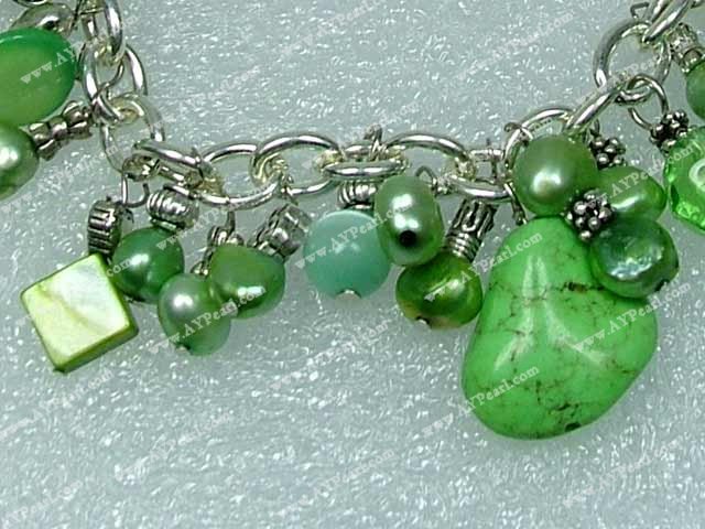 Shell Jewelry Wholesale-pearl crystal shell bracelet