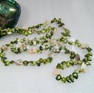 Wholesale dyed pearl shell necklace