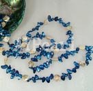 Wholesale dyed pearl shell necklace