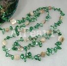 Wholesale dyed pearl shell necklace