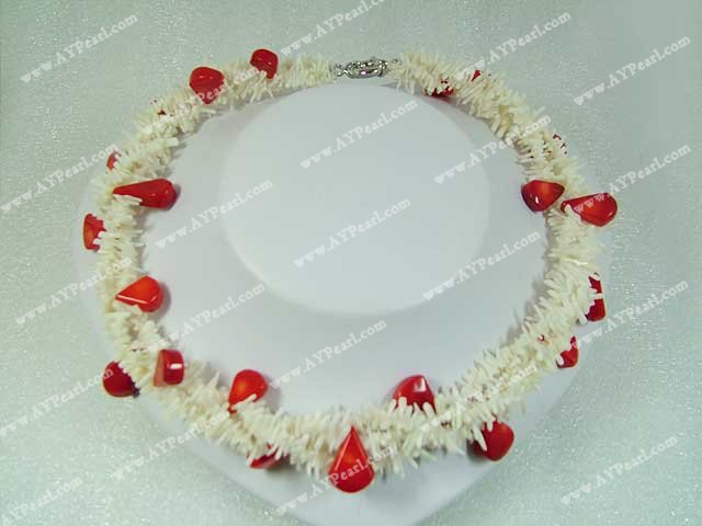 coral necklace