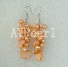 dyed pearl shell earring