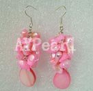 dyed pearl shell earring