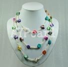 Wholesale pearl shell necklace