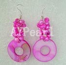 Wholesale pearl shell earring